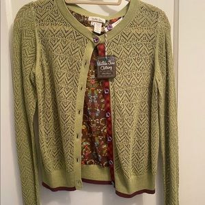 NWT Green Ivy Cardigan